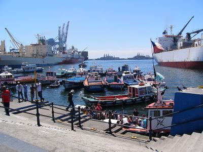 Harbour City Valparaiso Chile