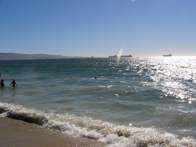Strand bei Valparaiso